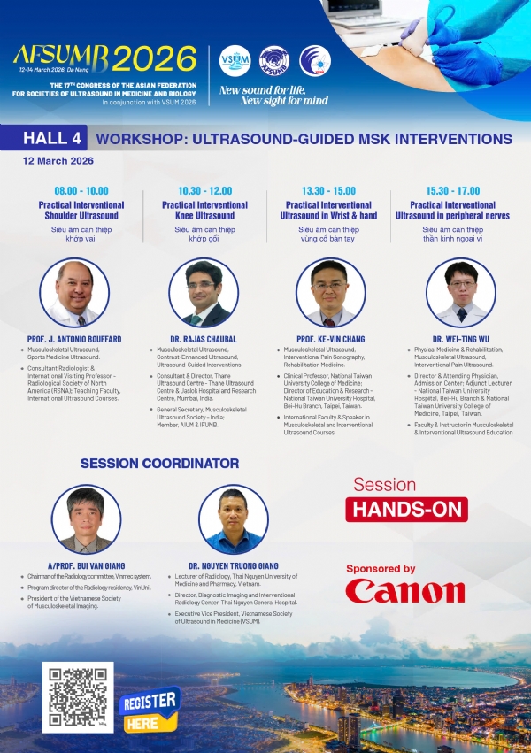 WORKSHOP: ULTRASOUND-GUIDED MSK INTERVENTIONS